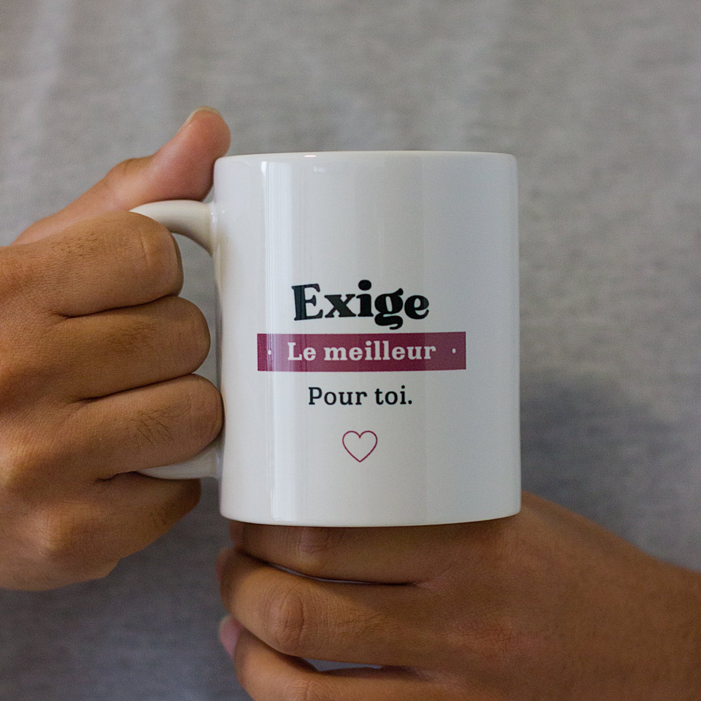 Mug en céramique - Exige le meilleur pour toi